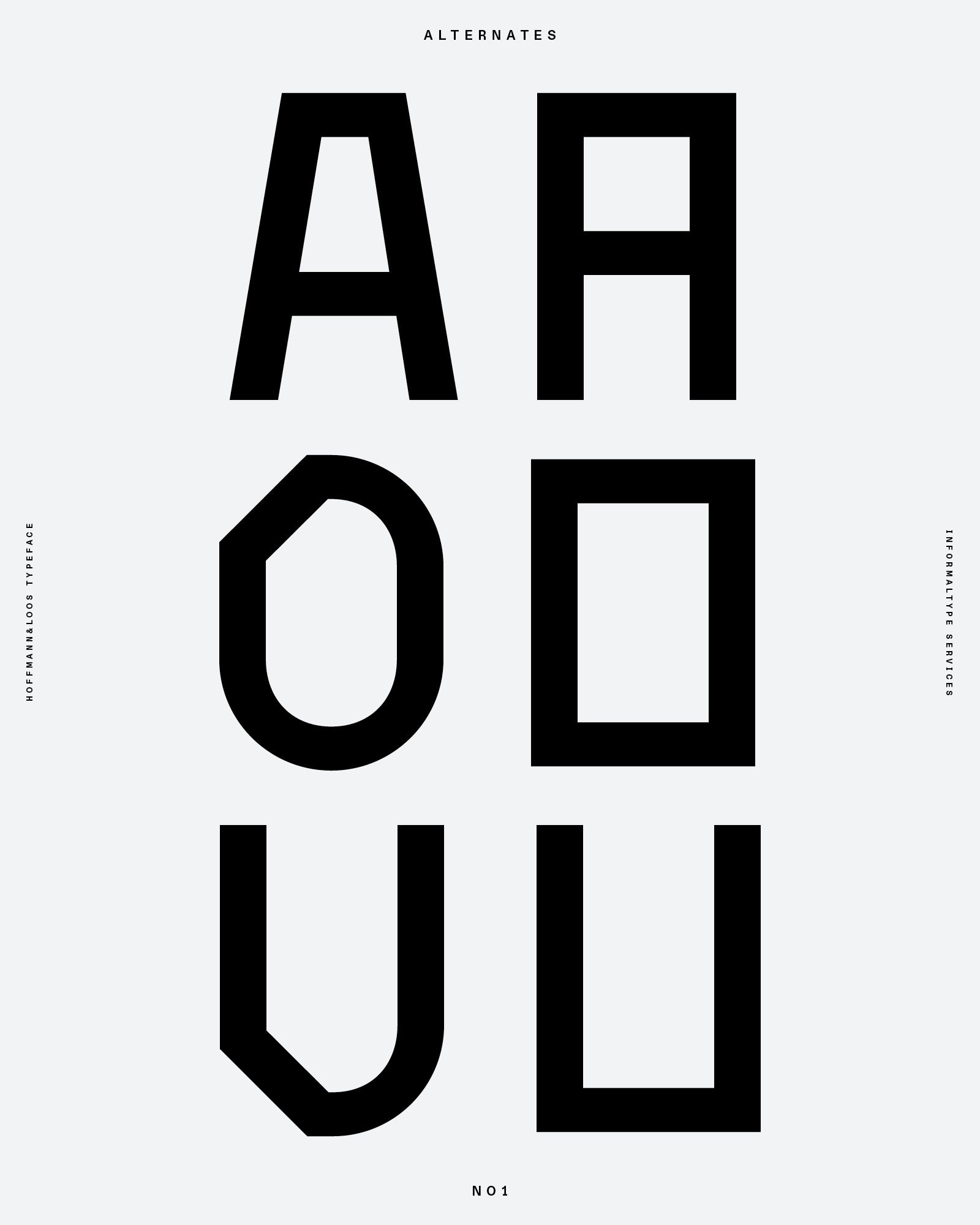 Hoffmann&Loos Typeface [3 Style]