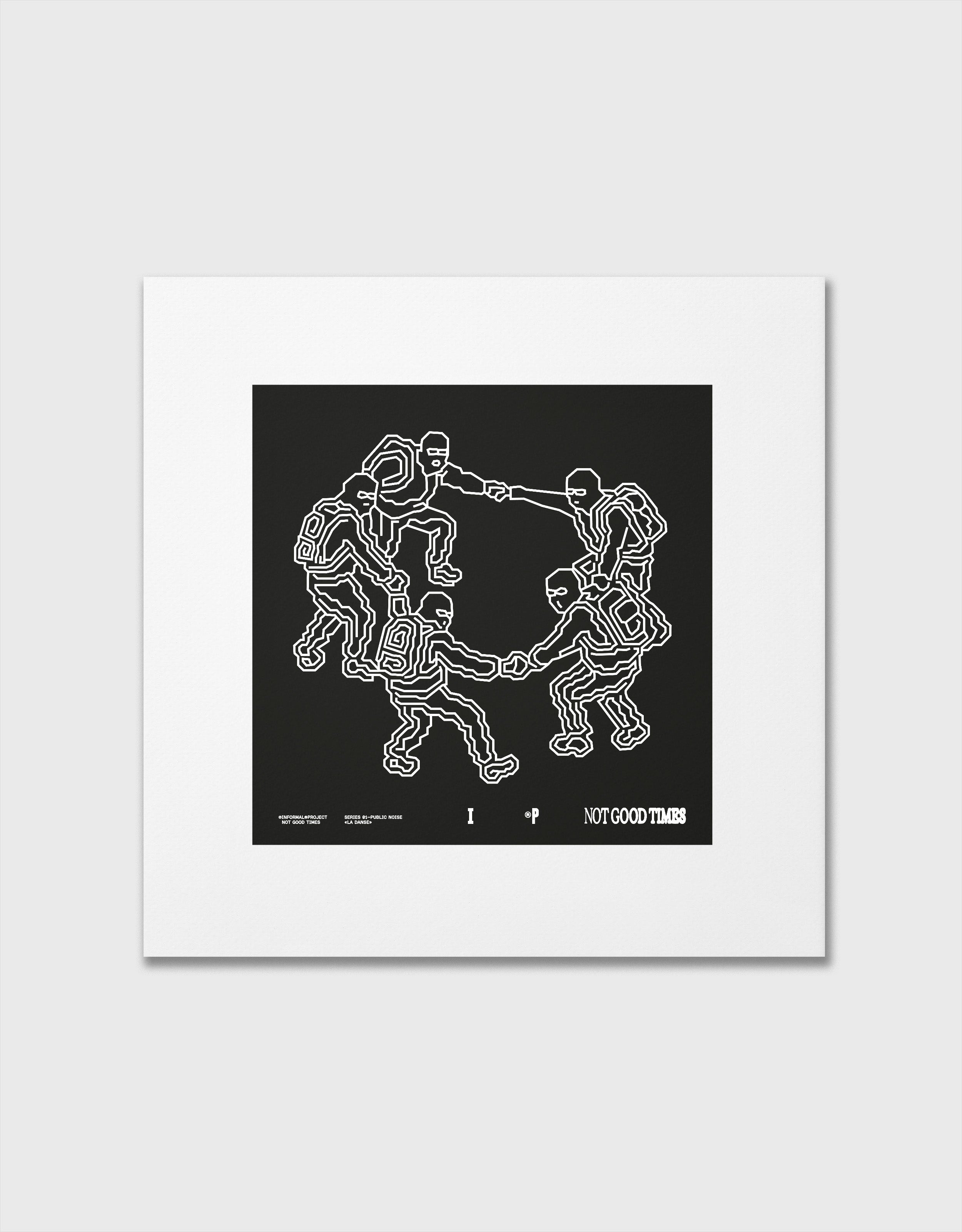 "La Danse" 32x32 Screen Print