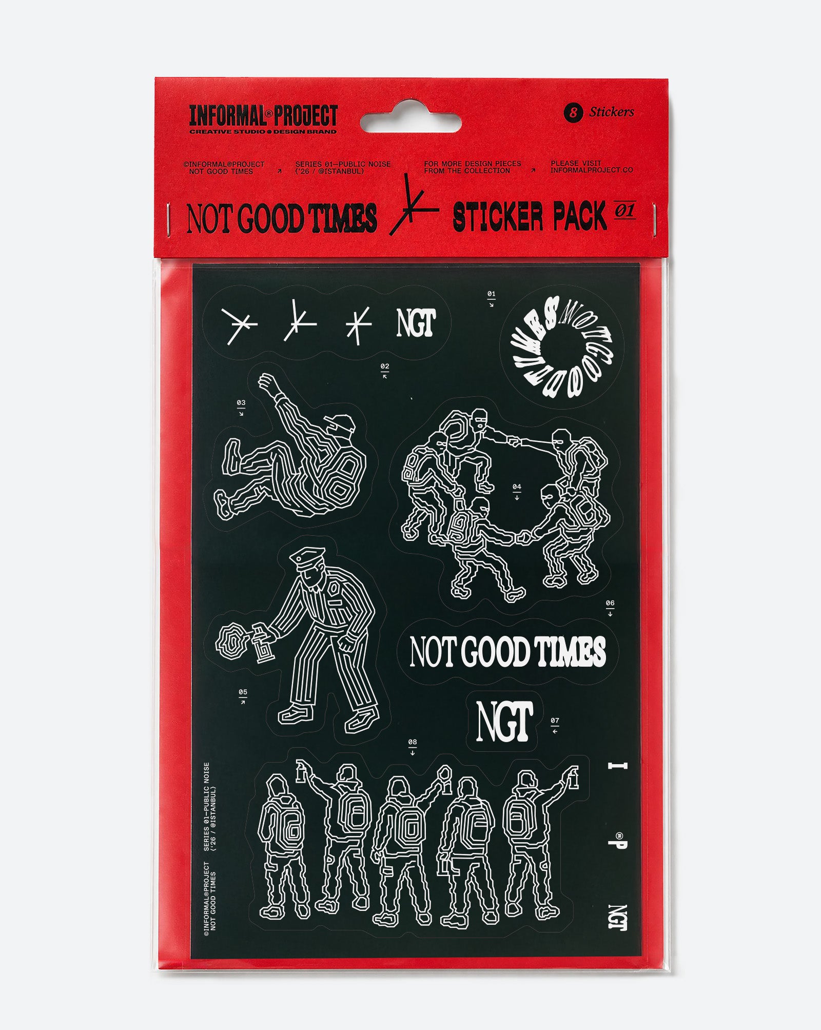 “Not Good Times” Çıkartma Seti V.01 