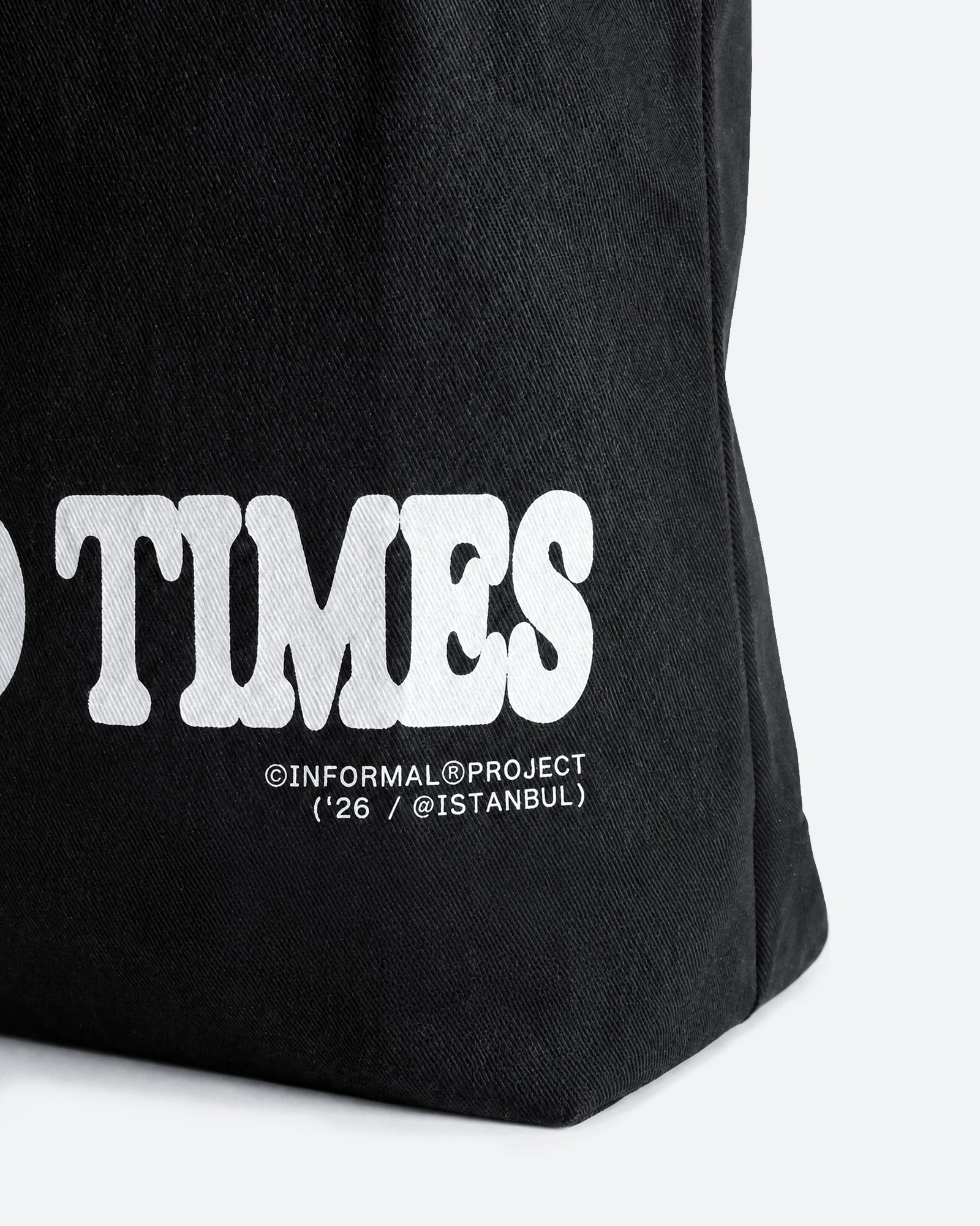 "Not Good Times" Tipografi Çanta /  NGT